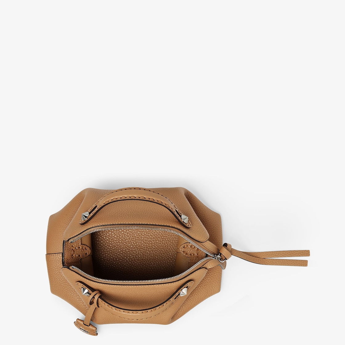 FENDI By The Way Selleria Medium Cappuccino-colored Selleria bag with 192 hand-sewn stitches - Image 2